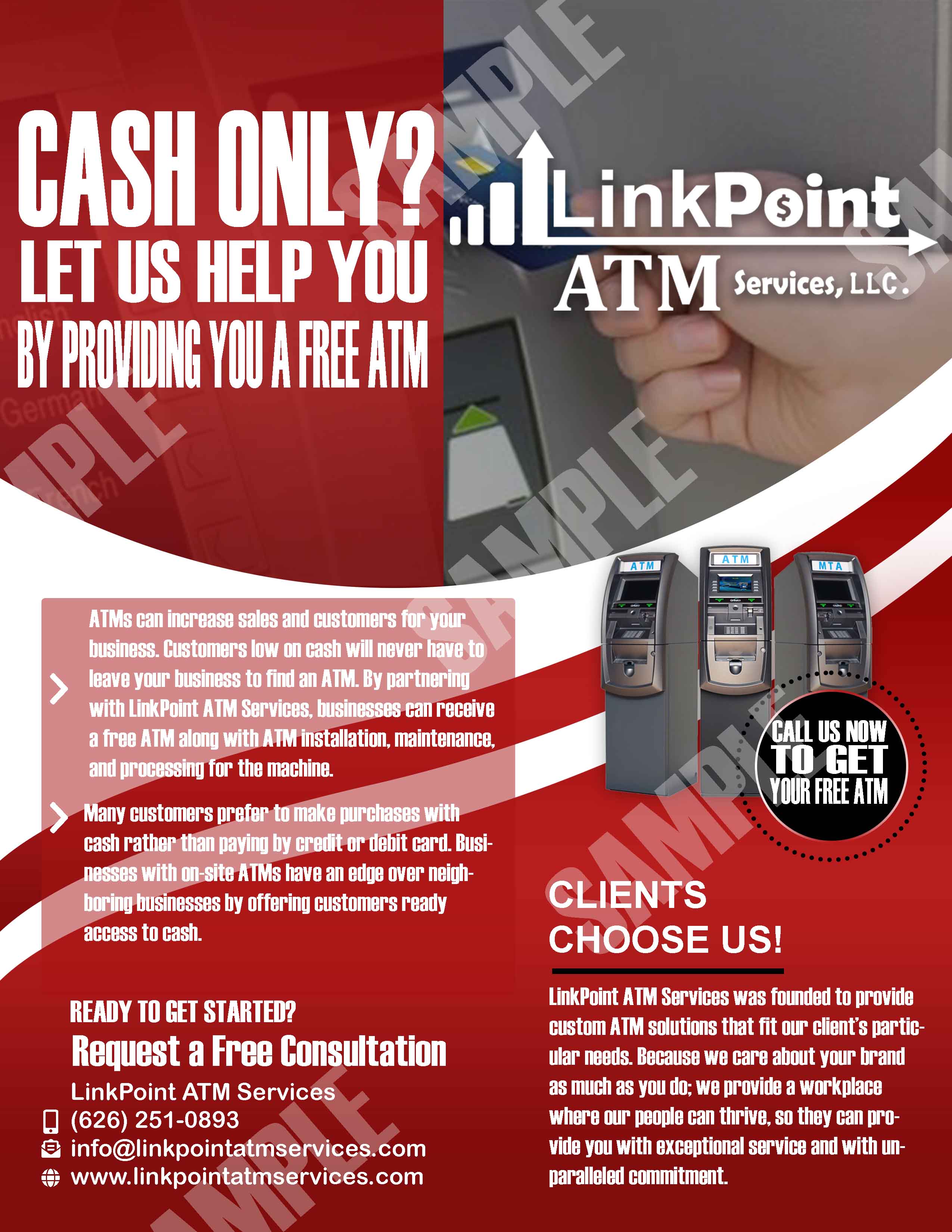 ATM Flyer Red