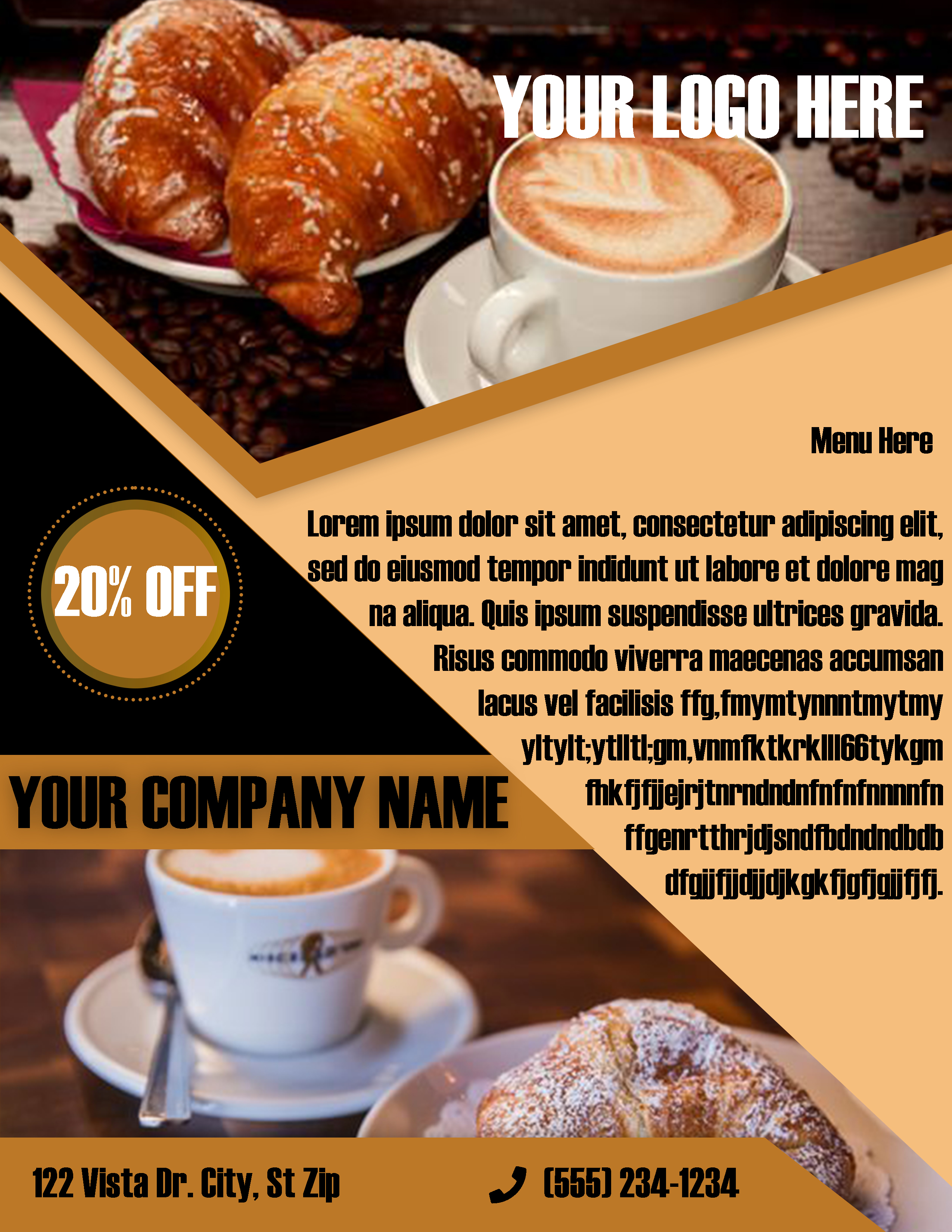 Restaurant Flyer Coffee